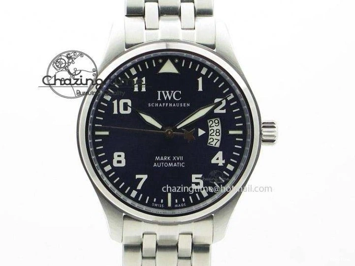 MIROTIME 0309 Portofino Automatic SS FKF 1:1 Best Edition White Dial RG Markers on Black Leather Strap A Stretchable 7141